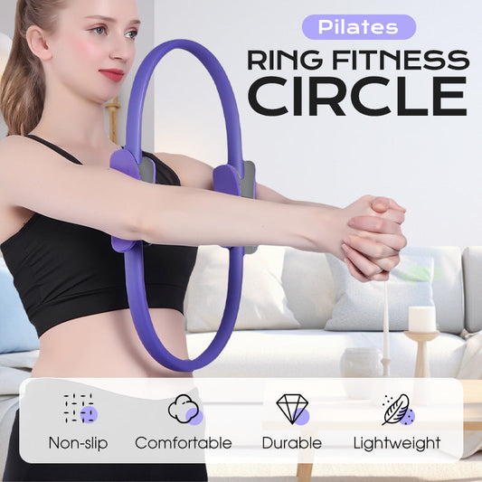 🏃‍♀️50% RABATT NU!🌀Pilatesring – Förbättrar bålens styrka, Lätt och Perfekt för Hemma/Resor💪