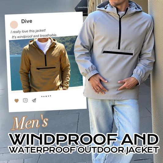 Vind- och vattentät outdoorjacka för herr✈️Fri frakt🔥