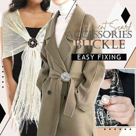 ✨Fransk elegant kappa-scarfspänne – elegans inom räckhåll!