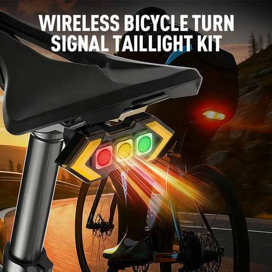 Trådlöst cykel bakljus kit med blinkers