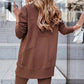 Casual sweatshirt och leggings set för kvinnor