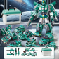 9 i 1 magnetisk transformerande bil och robotleksak