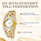 ⌚ 50% RABATT NU! ✨ Retro Kvartsklocka för Kvinnor med Glittrande Strassstenar – Elegant & Tidlös – Perfekt för Vardag & Fest 💎