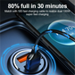 🚗 50% RABATT NU! ✨ 2-portars Kompakt Bilsnabbladdare - 24W USB-C & USB-A med Överhettningsskydd för Effektiv Laddning Under Resor 🔌📱