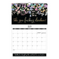 2026 Funny Floral Wall Calendar