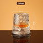 🥛💎Nyårsrea 49% RABATT✨🔥360° roterande whiskyglas