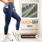 Snabbtorkande, stretchiga yogaleggings