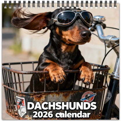 Väggkalender 2026 med Söta Taxar