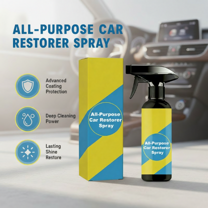Universal plaståterställare spray – skyddar, rengör & återställer bilens interiör 🚗✨