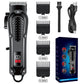 💇50% RABATT📣Hållbar & Vass Elektrisk Hårtrimmer Set – Självslipande Blad, Tyst Borstlös Motor & Smart Displayskärm✂️
