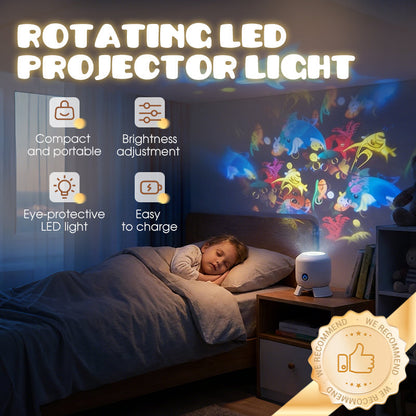 🌊 50% RABATT NU! ✨ Magisk projektor – roterande havsbild, justerbar ljusstyrka & multi-vinkelbas 🌊✨