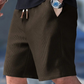🩳🌿 50% RABATT! | Herr Avslappnade Shorts – Våffelstick, Knytband & Andningsbar Komfort!
