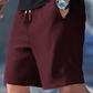 🩳🌿 50% RABATT! | Herr Avslappnade Shorts – Våffelstick, Knytband & Andningsbar Komfort!