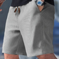 🩳🌿 50% RABATT! | Herr Avslappnade Shorts – Våffelstick, Knytband & Andningsbar Komfort!