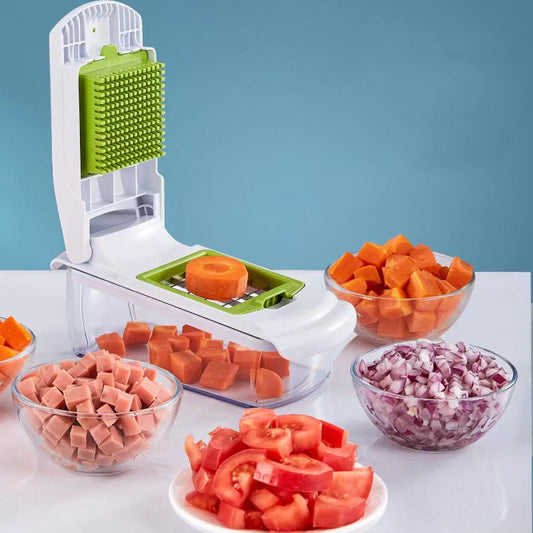 🥕 66% RABATT! 🔪 Multifunktionell Mandolin med Snabbskärning – Justerbara blad, Rostfritt stål & Lätt att rengöra 🥗