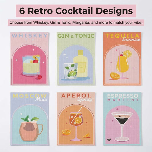 Cocktail DIY 5D diamantmålningskit