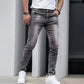 Moderna stretchjeans i slim fit för män – vintage-tvättad & bekväm 👖✨ 50% RABATT!🔥