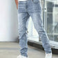 Moderna stretchjeans i slim fit för män – vintage-tvättad & bekväm 👖✨ 50% RABATT!🔥