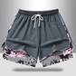 2-i-1 sportshorts för dam – löst ytterlager & kompressionsunderdel 🏃‍♀️✨