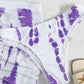 🏖️ 50% RABATT NU! 👙 Kvinnas Rynkad 3-delad Bikiniset – Tie-Dye Tryck, Haltertopp & Justerbar Kjol 🌊