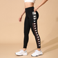 Högmidjade leggings med nätpanel & hjärtmönster – formgivande & bekväma 👖💕 | 50% RABATT 🔥