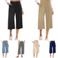 👖 50% RABATT NU!✨ Dam Hög Midja Rökta Vida Ben Byxor – Retro Chic & Otroligt Bekväma – Kontor & Casual Essential 🍂
