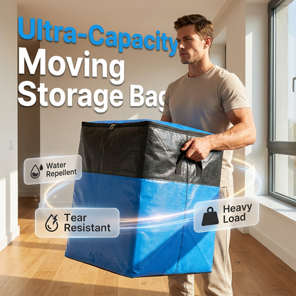 Hopfällbar förvaringsväska – slitstark PE, vattenavvisande & stor kapacitet 📦🧳