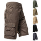 🩳 50 % RABATT NU! 🏕️ Herr cargoshorts med många fickor – andningsbara, slitstarka & perfekta för vandring, fiske & friluftsliv 🎣
