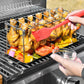 🍗 BEGRÄNSAD TID: 43 % RABATT! ✨ Rostställ för kycklingklubbor – rostfritt stål, hopfällbart, 14 platser 🍖
