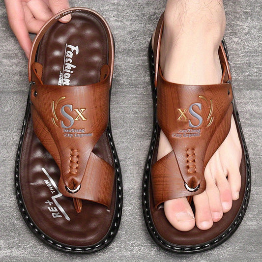 👞  50% rabatt!  🌿 Andningsbara utomhussandaler i mjukt läder – överstora, halksäkra & bekväma 👞🌿