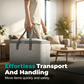📦【Extra stor hopfällbar förvaringsväska med handtag】——När den inte används ryms den i handflatan, men när du behöver den får den plats med en hel sängtäcke!👜✨