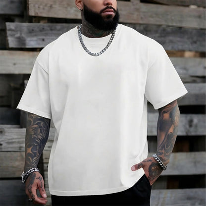 👕 50% RABATT! 🌿 Herr T-shirt – relaxed fit, rundhalsad & andningsbar bomull 👕🌿