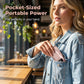 Powerbank med sportbilsdesign och två kablar