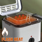 Elektrisk fritös med korg – 2,5L, 1000W, justerbar temperatur & säkerhetsfunktioner 🍟🔥