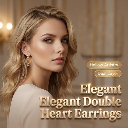 🔥 2026 Nyhet & Hetsäljare & 50% Rabatt 🔥 Eleganta Glänsande Hjärta Hoopörhängen 💕