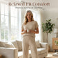 👚 50% RABATT NU! 🌿 Kvinnors Ribbstickad Topp & Vida Byxor Set – Avslappnad Drop-Shoulder, Mjukt Stretchtyg & Mångsidigt Tvådelat 🧶