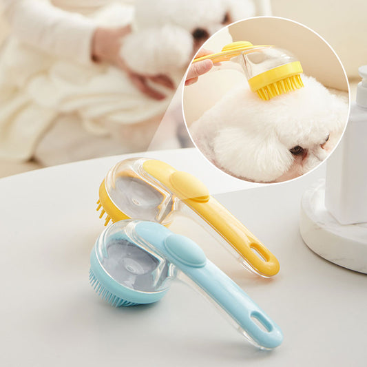 🔥50% RABATT!🔥 Husdjur badborste med långt handtag och schampo doserare