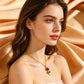 🌹 50% RABATT! 💎 Elegant Roshänge Halsband – Delikat Design, Hypoallergen Metall & Perfekt För En Romantisk Look Eller Som En Kärleksfull Present ✨