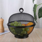 Fruktkorg med lock – andningsbar mesh, inbyggd sil & högtäthet stålnät 🍎🥝