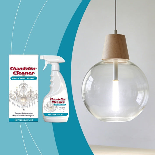Rengöringsspray för ljuskronor – ingen avtorkning, randfri glans & skonsam formula ✨💎