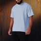 Herr oversized drop shoulder T-shirt – ledig passform, avslappnad stil & bekväm hela dagen 👕💨