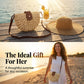 Flätad crossbodyväska för kvinnor – boho chic, kompakt men rymlig & justerbar rem 👜🌾