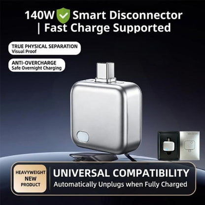140W snabbladdare – AI auto-disconnect & batteriskydd – säker nattladdning 🔋⚡