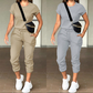 Bekvämt Tracksuit för Damer – Tvådelat Set med Fickor, Justerbar Dragsko & Andningsbart Tyg, 8 Färger ✨
