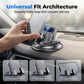 Roterande Dashboard Bilhållare – 360° Rotation, Anti-Slip Silikon, Enhandsmontering & Tvättbar Sugkopp 📱🔄