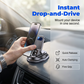 Roterande Dashboard Bilhållare – 360° Rotation, Anti-Slip Silikon, Enhandsmontering & Tvättbar Sugkopp 📱🔄