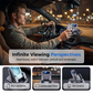 Roterande Dashboard Bilhållare – 360° Rotation, Anti-Slip Silikon, Enhandsmontering & Tvättbar Sugkopp 📱🔄
