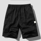 🩳 Mäns lediga cargo shorts med elastisk midja – andningsbart tyg, fukttransporterande & 5 fickor – perfekt för sommar och vardag ☀️