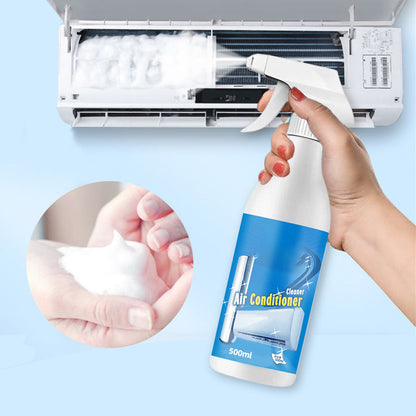 500ml AC-rengöringsspray – Självspolande, Kraftfull Fläckborttagning & Antibakteriell, Mild Formula ❄️🧴