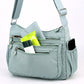 ✨50% RABATT NU! Lätt crossbody-väska i nylon – flera fickor, justerbar rem & vattentålig 🎒✨
